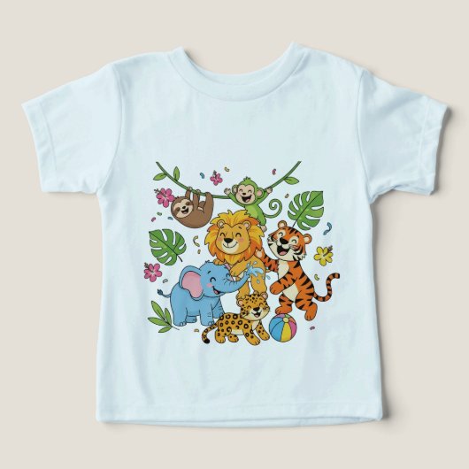 Jungle Friends Playtime – Cheerful Kids  (Design voorkant)