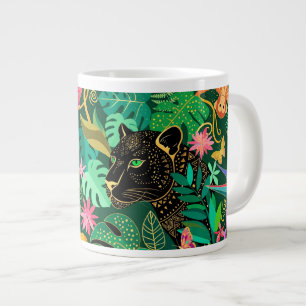 Jungle Gouden Fantasie Surreal Exotisch Grote Koffiekop