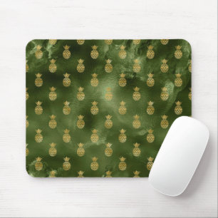 Jungle Groen Gele Ananas Tropisch Fruit Muismat