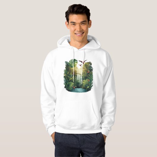 jungle hoodie (Voorkant volledig)