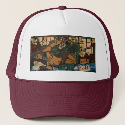 JUNGLE LIEFDE TRUCKER PET (Voorkant)