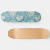 Jungle luxe - monstera en palm persoonlijk skateboard (Horizontaal)