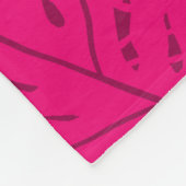 Jungle luxe - tropical pattern fleece deken (Hoek)