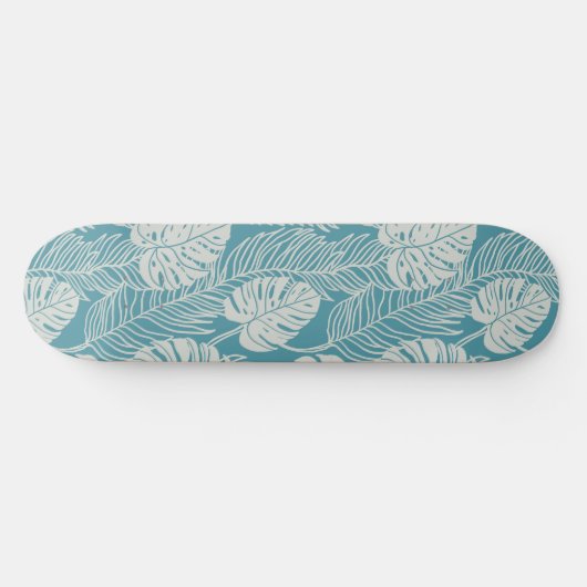 Jungle luxe - tropical pattern persoonlijk skateboard (Horizontaal)