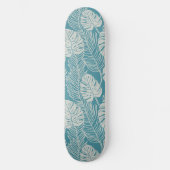 Jungle luxe - tropical pattern persoonlijk skateboard (Voorkant)