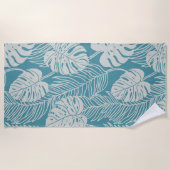 Jungle luxe - tropical pattern strandlaken (Voorkant)