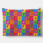 Jungle Madness 9 Inch Blocks Cheater Quilt Etui (Achterkant)