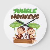 JUNGLE MONKEYS GROTE KLOK