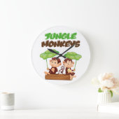 JUNGLE MONKEYS GROTE KLOK (Huis)