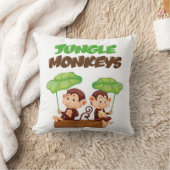 JUNGLE MONKEYS KUSSEN (Deken)