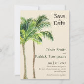 Jungle palm waterverf tropisch  (Voorkant)