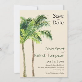 Jungle palm waterverf tropisch 