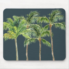 Jungle palm waterverf tropisch  muismat