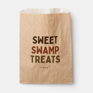 Jungle Party Favor - Sweet Swamp Treat Kraft Bags Bedankzakje