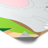 Jungle Party gepersonaliseerde achtergrondposter Poster (Hoek)