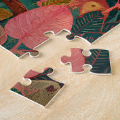 Jungle Puzzle – Leopard, Parrot, Toucan & Monkey Legpuzzel (Zijkant)