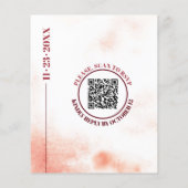 Jungle Ranch Qr code Japandi BUDGET bruiloft uitno (Achterkant)