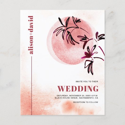 Jungle Ranch Qr code Japandi BUDGET bruiloft uitno (Voorkant)