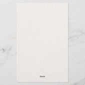 Jungle Rumble Monogram Briefpapier (Achterkant)