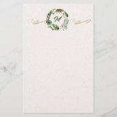 Jungle Rumble Monogram Briefpapier (Voorkant)