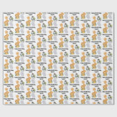 Jungle Safari 1e 2e 3e 4e verjaardag Cadeaupapier (Vlak)
