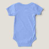 Jungle Safari 1st Birthday Girl Baby Bodysuit (Design achterkant)