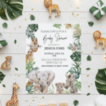 Jungle Safari Afrikaanse baby Dieren Tropisch Budg