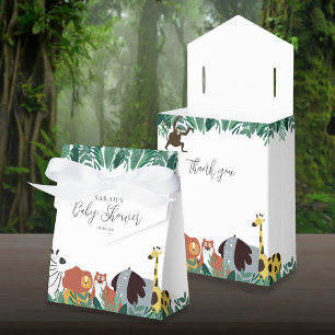 Jungle Safari Animals Baby Shower-verjaardagsfeest Bedankdoosjes