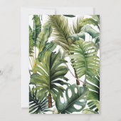 Jungle Safari Baby Shower Bedankt (Achterkant)