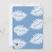 Jungle Safari Baby Shower Invitation Kaart (Achterkant)