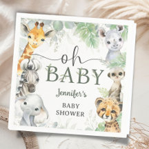 Jungle Safari Dieren Baby Shower Oh Baby