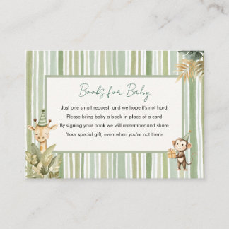 Jungle Safari Dieren Boeken Voor Baby Informatiekaartje