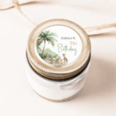 Jungle Safari Dieren Verjaardagsfeestje Favor Stic Ronde Sticker