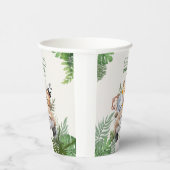 Jungle Safari Double-Sided Design with Custom Name Papieren Bekers (Rechts)