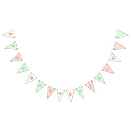 Jungle Safari Gender Reveal Party bunting banner