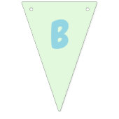 Jungle Safari Gender Reveal Party bunting banner (Tweede vlag)