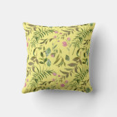 Jungle Safari Geslacht Neutraal Geel Kussen (Achterkant)