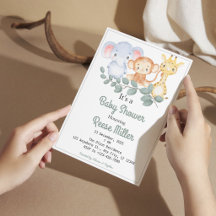 Jungle Safari Groene Baby Shower Feest