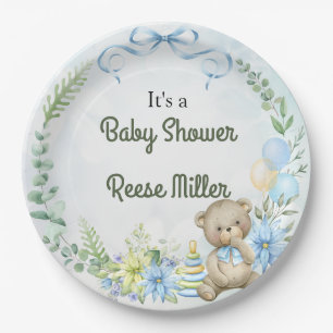 Jungle Safari Groene Baby Shower Feest Papieren Bordje