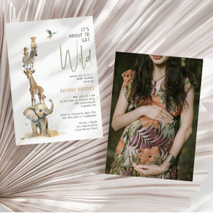 Jungle Safari "Het Staat Op Het punt Wild Te Worde Kaart