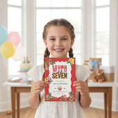 Jungle Safari Tiger Cub Seventh Birthday  Kaart