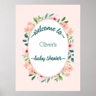 Jungle Safari Wilde Babyfeestje Poster