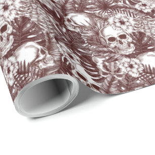 Jungle Schedels Inpakpapier