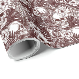 Jungle Schedels Inpakpapier
