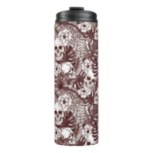 Jungle Skulls Thermische Tumbler Thermosbeker