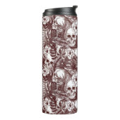 Jungle Skulls Thermische Tumbler Thermosbeker (Gedraaid links)