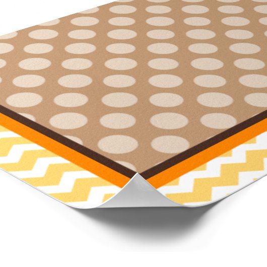 Jungle Stack Giraffe Baby Nursery Kunst/Poster Poster (Hoek)