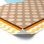 Jungle Stack Olifant Baby Slaapkamer Kunst Poster (Hoek)