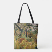 Jungle Storm Tijger – Rousseau Kunsttas Tote Bag (Achterkant)