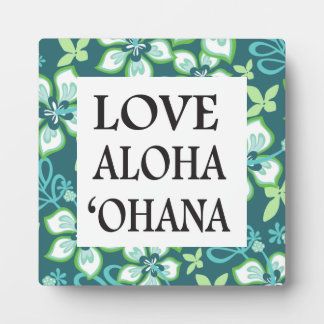JUNGLE SURF IN TEAL- OHANA FOTOPLAAT